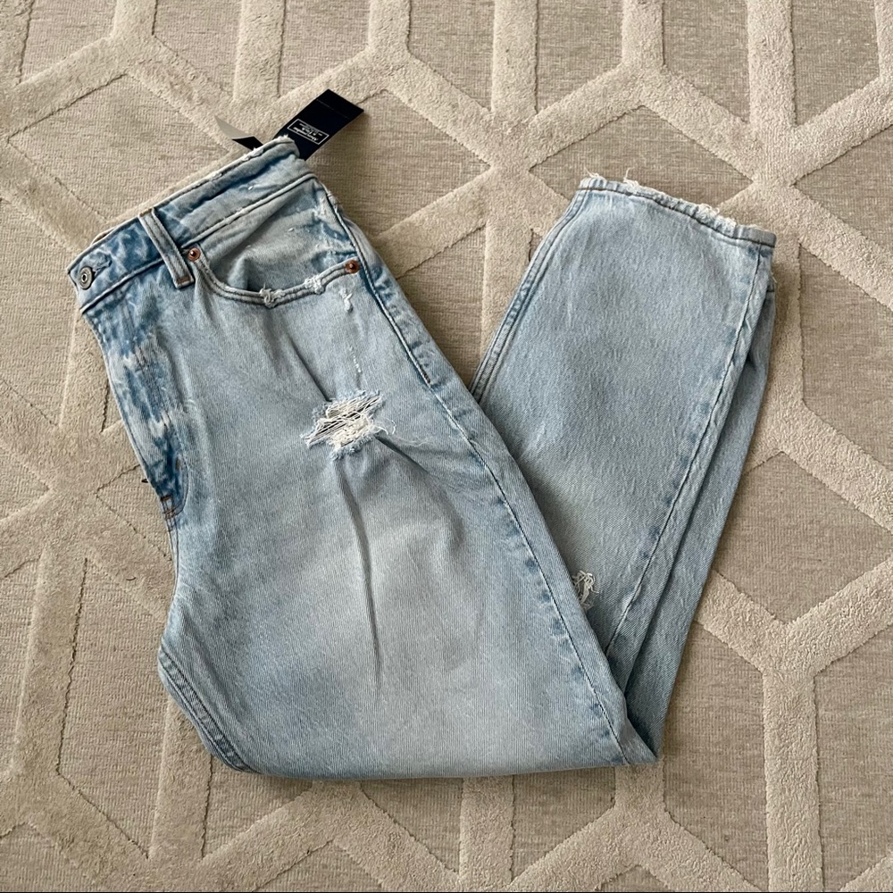 A&F jeans (the mom high rise)